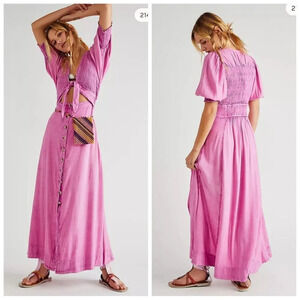 FREE PEOPLE String Of Hearts Maxi Dress